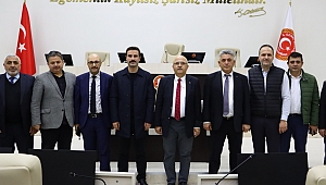 KASTAMONU ÇATALZEYTİN İLÇE HEYETİNDEN BAŞKAN ÇOBAN’A TEŞEKKÜR ZİYARETİ