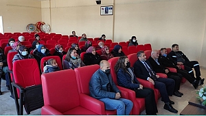 KIZILÖREN'DE AİLELERE SEMİNER VERİLDİ