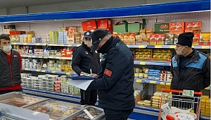 Şuhut'ta Zabıtalar Market Fiyatlarını Denetledi