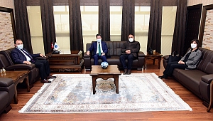 Süleyman Demirel Fen Lisesi Müdürü Bingül’den AKÜ Rektörü Prof. Dr. Karakaş’a Ziyaret