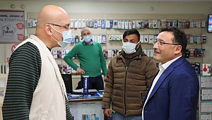 Vali Çiçek Esnafları Ziyaret Etti 