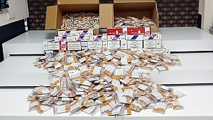 15.828 adet Doldurulmuş Makaron Ele Geçirildi.