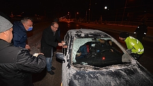 BAŞKAN MUSTAFA ÇÖL YOLCULARIMIZA ÇORBA İKRAMINDA BULUNDU..