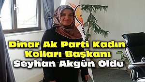  Dinar Ak Parti Kadın Kolları Başkanı Seyhan Akgün Oldu