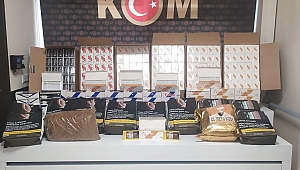 GÜMRÜK KAÇAĞI TÜTÜN ELE GEÇİRİLDİ.