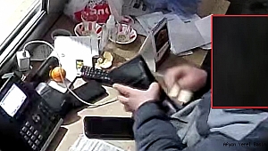 İHA MUHABİRİ VATANDAŞIN PARASINI ÇALARKEN KAMERALARA TAKILDI..