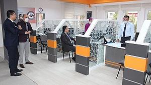 KAYMAKAM SELAMİ KAPANKAYA YENİLENEN NÜFUS MÜDÜRLÜĞÜNÜ ZİYARET ETTİ