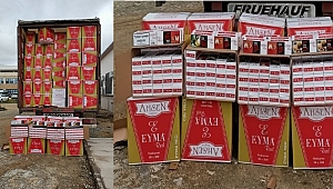 POLİS 1 TIR DOLUSU KAÇAK MAKARON ELE GEÇİRDİ..
