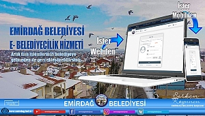 Sosyal Belediyecilik Anlayışıyla Emirdağ Belediyesi..