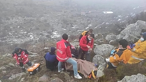 Yaralı Avcı 2,5 saat'te Kurtarıldı.!!