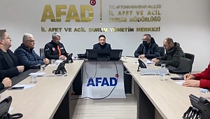 Yoğun Kar Yağışı Sebebiyle Kriz Koordinasyon Toplantısı Yapıldı