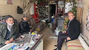 BAŞKAN MUSTAFA ÇÖL’DEN ESNAF ZİYARETLERİ