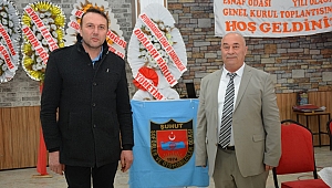 Belediye Başkan V. Karagönen ‘den Başkan Öz’e Hayırlı Olsun Ziyareti