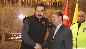 Dilek'ten Emniyet Müdürü Temiz'e ziyaret