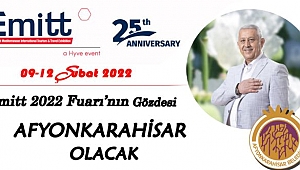 EMİTT 2022 FUARININ GÖZDESİ AFYON STANDI OLACAK