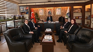 HÂKİM VE SAVCILARDAN BAŞKAN MUSTAFA ÇÖL’E ZİYARET
