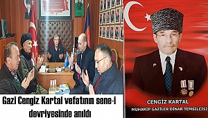  Kıbrıs Gazisi Kartal vefatının sene-i devriyesinde dualarla anıldı