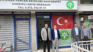 Müdür Yüksel Arslan Sandıklı'da Dinar Pancar Kooperatifini Tanıttı
