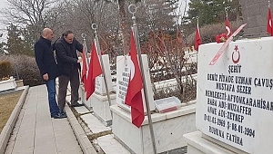 Şehitlikte Miraç Kandili mesajı