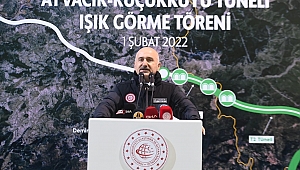 ULAŞTIRMA BAKANI KARAİSMAİLOĞLU: MEVCUT YOL 2,5 KİLOMETRE KISALACAK 