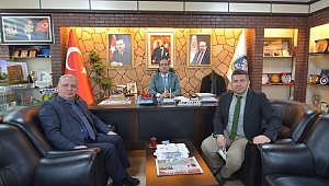 UYGULAMALI BİLİMLER YÜKSEK OKULUN’DAN BAŞKAN ÇÖL’E ZİYARET