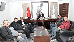 Yeni Kurulan Arıcılar Derneğinden Başkan Sarı'ya ziyaret