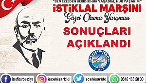 2. Geleneksel İstiklal Marşını Güzel Okuma Yarışması Sonuçlandı