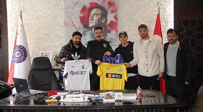 AFJET Afyonspor’dan Müdür Temiz’e ziyaret..