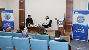 Afyon MYO’nda “Otel İşletmelerinde Kariyer Planları” Söyleşisi Düzenlendi 