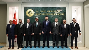 AK PARTİ HEYETİNDEN TARIM VE ÇEVRE ŞEHİRCİLİK BAKANLARINA ZİYARET