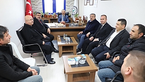 AK PARTİ HEYETİNDEN YENİ SEÇİLEN ODA BAŞKANLARINA ‘HAYIRLI OLSUN’ ZİYARETİ