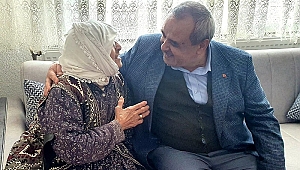 Başkan Şahin'den, 92. Yaşına Giren Ayşe Nineye Doğum Günü Sürprizi