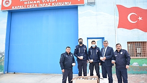 Cezaevi mahkûmlarına kandil simidi ikramı Yapıldı