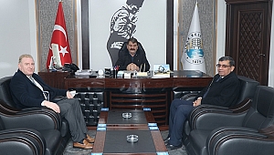  Cezaevi Müdürü Bingöl’den Başkan Sarı’ya ziyaret