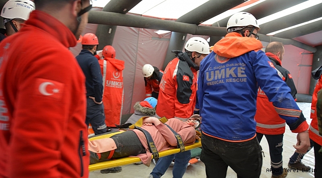 Deprem Haftasında Deprem Tatbikatı yapıldı..