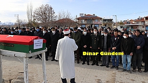  Dinar'da Kıbrıs Gazisi son yolculuğuna uğurlandı 