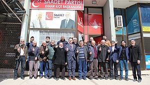  Dinar'da Saadet Partisi İlçe Divan Toplantısı Yapıldı