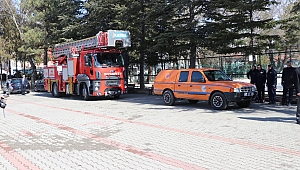Dinar İlçesinde Deprem tatbikatı gerçekleşti