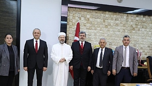  DİYANET İŞLERİ BAŞKANI PROF. DR. ALİ ERBAŞ´DAN ZİYARET