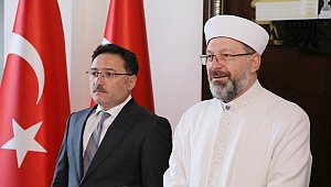 Diyanet İşleri Başkanı Prof. Dr. Ali Erbaş, Vali Gökmen Çiçek’i Ziyaret Etti