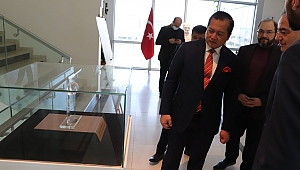  ENDONEZYA’NIN ANKARA BÜYÜKELÇİSİ İKBAL, ATSO’YU ZİYARET ETTİ