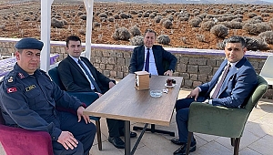 EVCİLER KAYMAKAMINDAN KAYMAKAM KAPANKAYA'YA İADEYİ ZİYARET