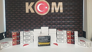 GÜMRÜK KAÇAĞI TÜTÜN ELE GEÇİRİLDİ.