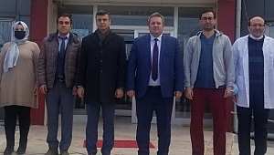 İl Sağlık Müdürü Korkmaz Bolvadin'i Ziyaret Etti..