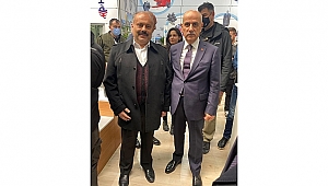  İŞ İNSANI VELİ ÖZCAN TARIM ve ORMAN BAKANI VAHİT KİRİŞÇİ İLE DİNAR'I KONUŞTU