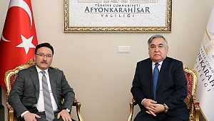 Özbekistan Büyükelçisi Alişer Azamhocayev, Vali Gökmen Çiçek’i Ziyaret Etti