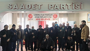 Saadet Partisi İlçe Ziyaretlerine Devam Ediyor.