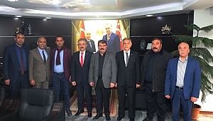 Türk Yerel Hizmet-Sen Yönetiminden Başkan Sarı’ya ziyaret