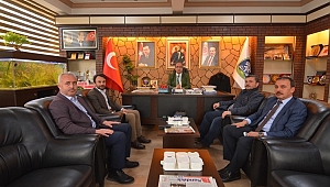 AFYON EĞİTİM-BİR-SEN’DEN BAŞKAN MUSTAFA ÇÖL’E ZİYARET