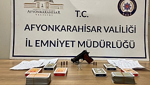 Afyonkarahisar Polislerinden Kumarhane Baskını 